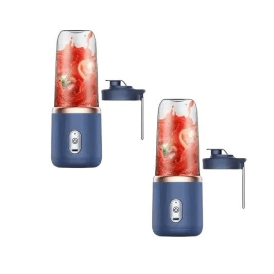 Bærbar Juicer Mikser Blå 2x